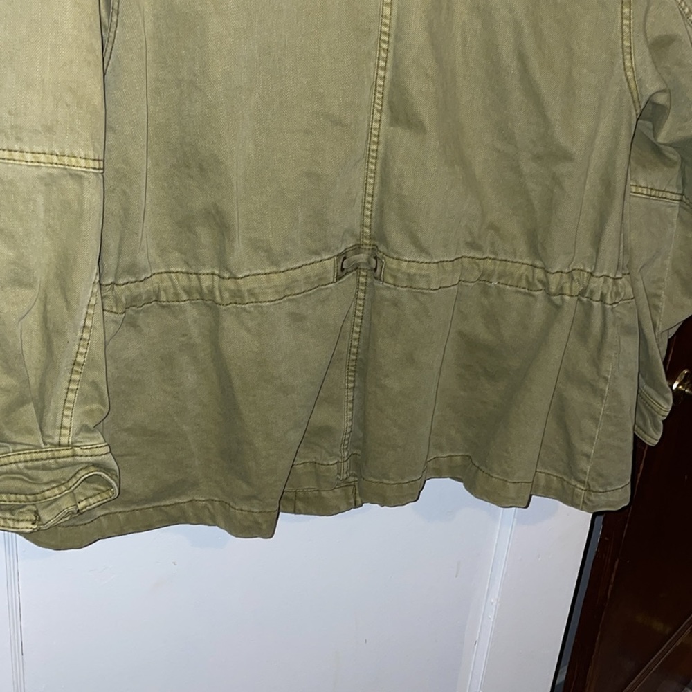 Free People Seize the Day Jacket Cargo Olive - Picture 8 of 11